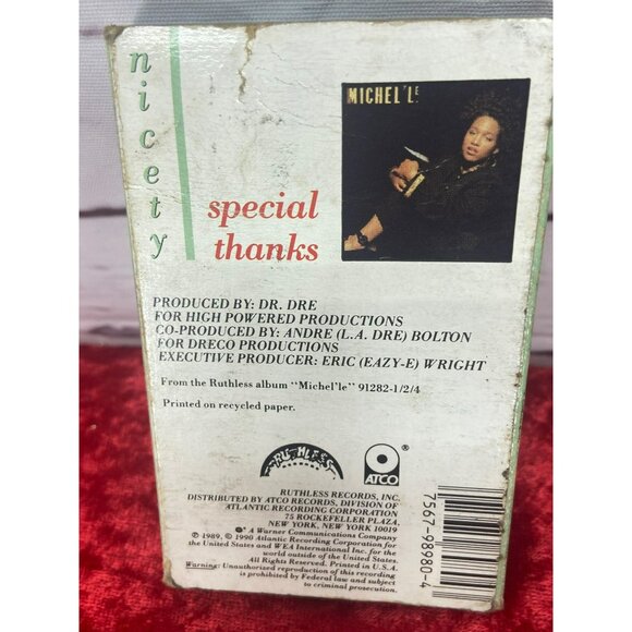 Michel 'Le – Nicety 1990 - Hip Hop Cassette Single From The Ruthless Album - Picture 2 of 4